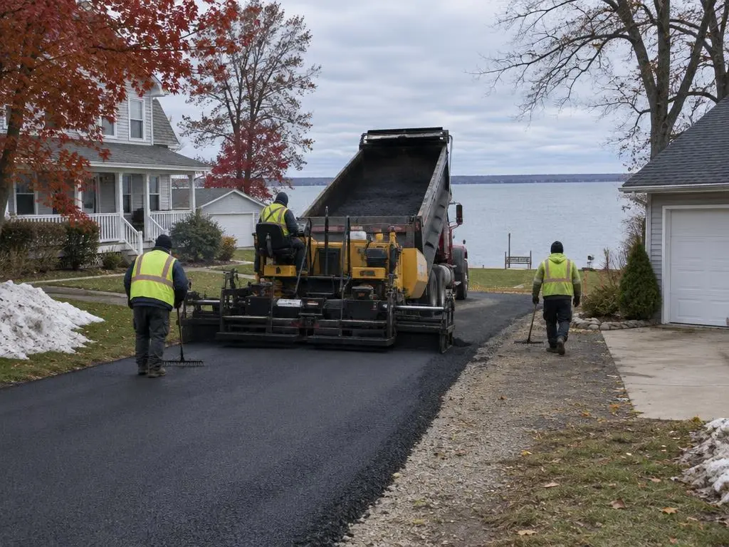 Gravel to Asphalt Conversion in Oshkosh, WI